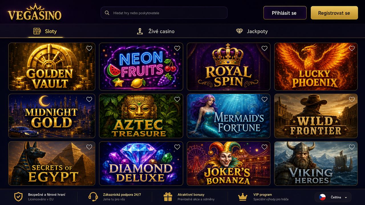 Vegasino casino přehled